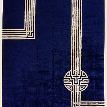 新中式花纹暗纹方块毯 (73)