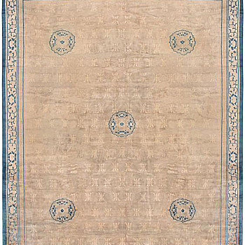 新中式花纹暗纹方块毯 (192)