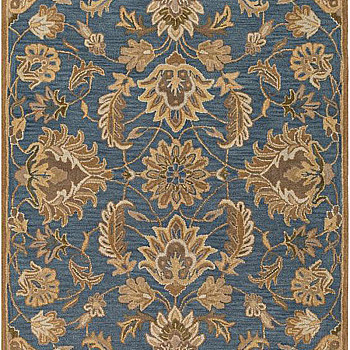 中式古典大花纹地毯 块毯 (3)