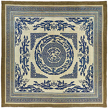 中式古典大花纹地毯 块毯 (16)