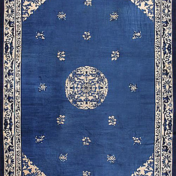 中式古典大花纹地毯 块毯 (23)