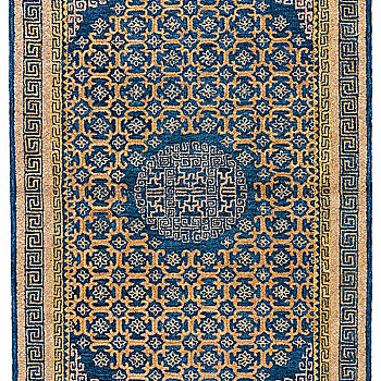 中式古典大花纹地毯 块毯 (34)