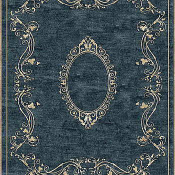 中式古典大花纹地毯 块毯 (39)