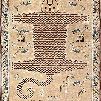 新中式花纹暗纹方块毯 (34)