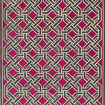 新中式花纹暗纹方块毯 (45)