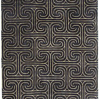 新中式花纹暗纹方块毯 (60)