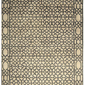 新中式花纹暗纹方块毯 (83)