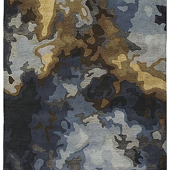 新中式现代抽象水墨地毯贴图 (107)