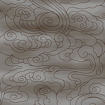 新中式现代中式云纹卷草祥云图案地毯贴图 (6)