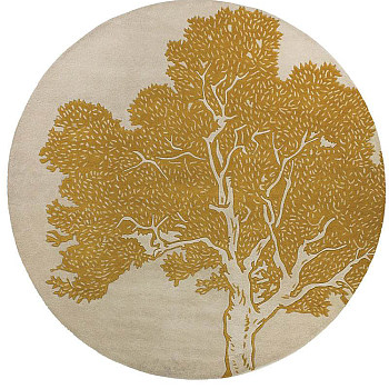 新中式树形松树图案地毯 (2)