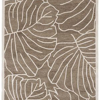 新中式树叶图案银杏树叶图案地毯贴图 (12)