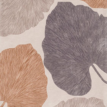 新中式树叶图案银杏树叶图案地毯贴图 (13)