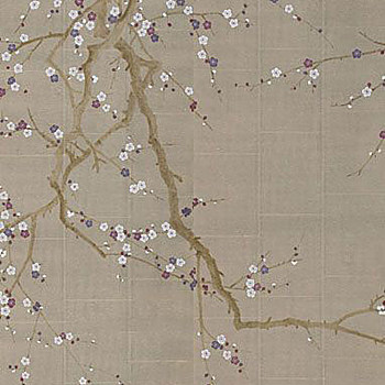 新中式梅花树枝植物花型地毯贴图 (41)