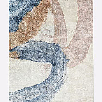 新中式水墨泼墨抽象地毯贴图 (33)