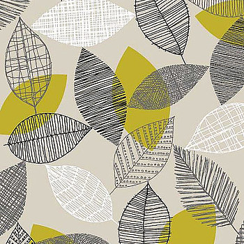 新中式树叶图案银杏树叶图案地毯贴图 (19)