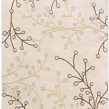 新中式树枝梅花图案地毯贴图 (13)