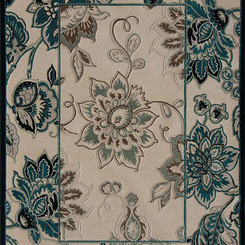 中式古典花纹块毯 (13)