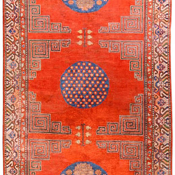 中式古典花纹块毯 (24)