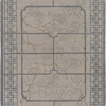 中式古典花纹块毯 (26)