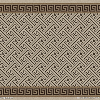 新中式古典花纹纹样图案地毯贴图 (31)