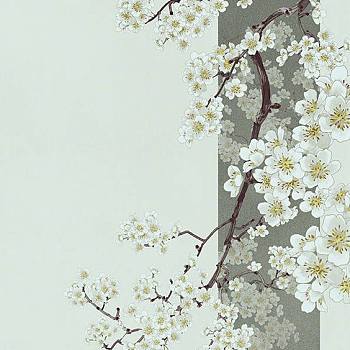 新中式梅花树枝植物花型地毯贴图 (32)