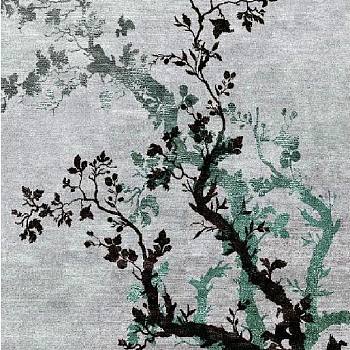 新中式梅花树枝植物花型地毯贴图 (81)