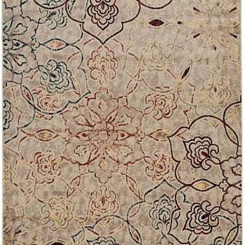 新中式树叶暗纹花瓣花纹地毯贴图 (8)