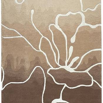 新中式树叶图案银杏树叶图案地毯贴图 (38)