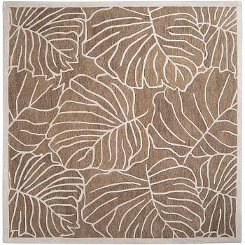新中式树叶图案银杏树叶图案地毯贴图 (48)