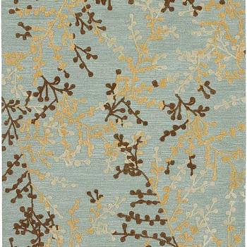 新中式树枝梅花图案地毯贴图 (8)