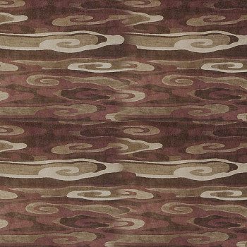 新中式现代中式云纹卷草祥云图案地毯贴图 (2)