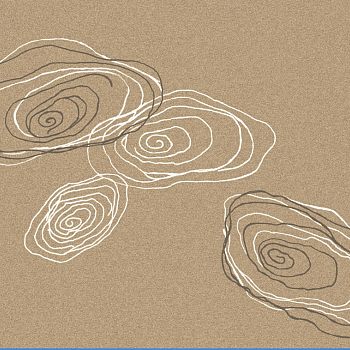 新中式现代中式云纹卷草祥云图案地毯贴图 (3)
