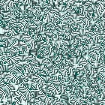 新中式现代中式云纹卷草祥云图案地毯贴图 (39)
