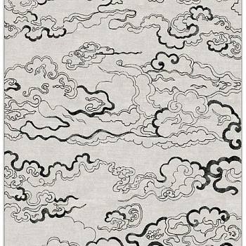 新中式现代中式云纹卷草祥云图案地毯贴图 (44)
