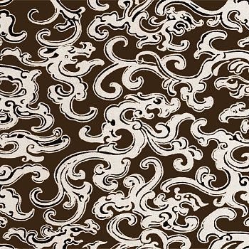 新中式现代中式云纹卷草祥云图案地毯贴图 (54)