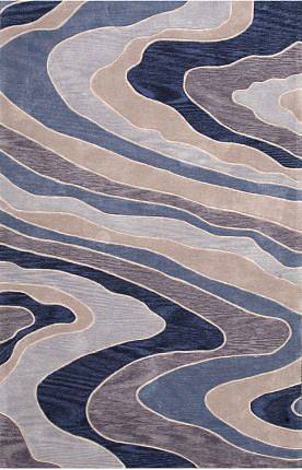 新中式抽象水纹波浪纹曲线等高线纹理地毯贴图 a (17)