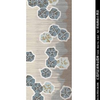 新中式荷花荷叶图案地毯贴图 (17)