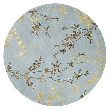 新中式梅花树枝植物花型地毯贴图 (59)