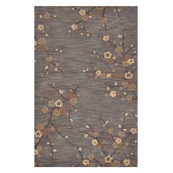 新中式梅花树枝植物花型地毯贴图 (74)