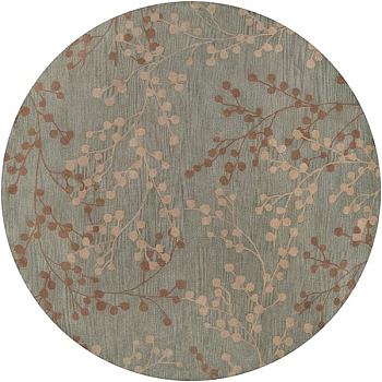 新中式梅花树枝植物花型地毯贴图55 (3)