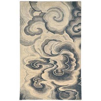 新中式现代中式云纹卷草祥云图案地毯贴图 (14)