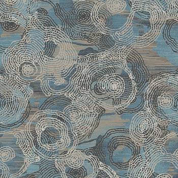 新中式现代中式云纹卷草祥云图案地毯贴图 (36)