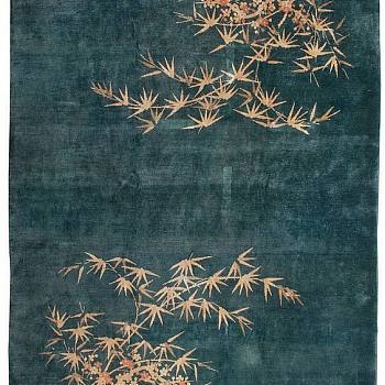 新中式竹子图案地毯贴图 (1)