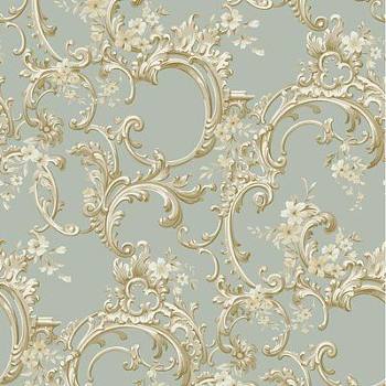 欧式法式古典花纹大花壁纸贴图布料(575)