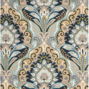 欧式法式古典花纹大花壁纸贴图布料(467)