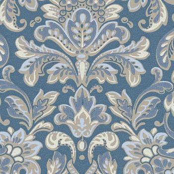 欧式法式古典花纹大花壁纸贴图布料(369)