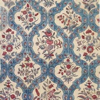 欧式法式古典花纹大花壁纸贴图布料(398)
