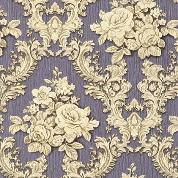 欧式法式古典花纹大花壁纸贴图布料(309)