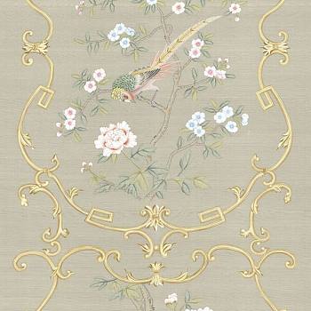 欧式法式古典花纹大花壁纸贴图布料(397)