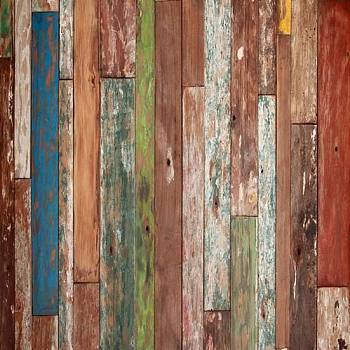 工业风破旧室内外木地板防腐木地板漆木板 条板a (177)